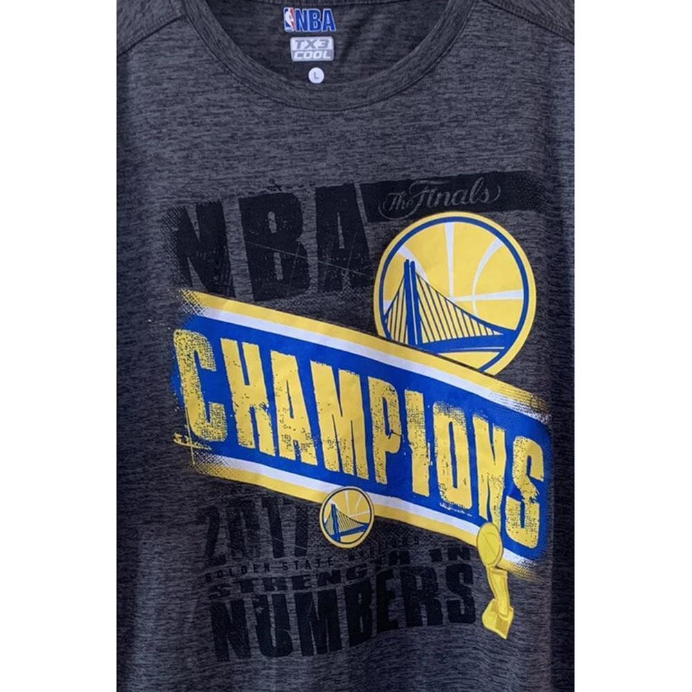Nba Tx3 Golden State Warriors 2017 Nba Championship Mens T-Shirt L